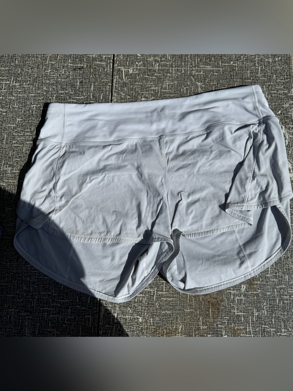 lululemon athletica White Women's Athletic Running Shorts